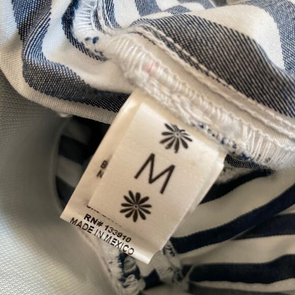 Show Me Your Mumu Blue Berkeley Flare Pants Sz  Medium Bellbottom boho festival - Picture 5 of 11